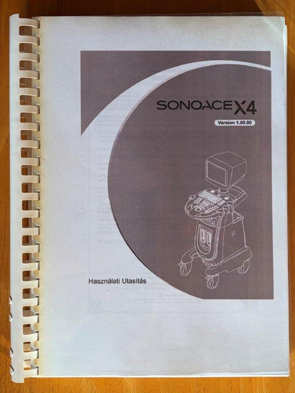 Használt SonoAce X4 két vizsgálófejjel Használt SonoAce X4 két vizsgálófejjel
